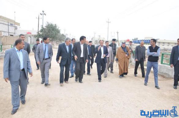 محافظ ذي قاريفتتح دائرة الاحوال المدنية في ناحية البطحاء ويلتقي عددا من وجهاء وشيوخ الناحية- تقرير مصور -