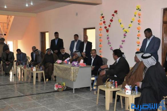 محافظ ذي قاريفتتح دائرة الاحوال المدنية في ناحية البطحاء ويلتقي عددا من وجهاء وشيوخ الناحية- تقرير مصور -