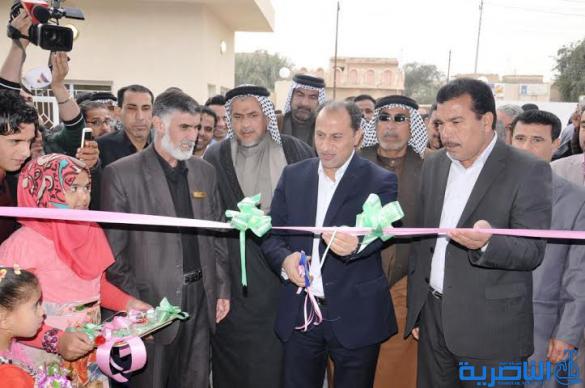 محافظ ذي قاريفتتح دائرة الاحوال المدنية في ناحية البطحاء ويلتقي عددا من وجهاء وشيوخ الناحية- تقرير مصور -