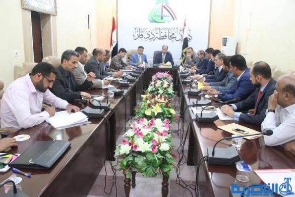 محافظ ذي قار يتراس اجتماع رؤساء لجان متابعة مطالب المتظاهرين ، ويؤكد تواصل عمل اللجان حتى تحقيق مطالب المواطنين
