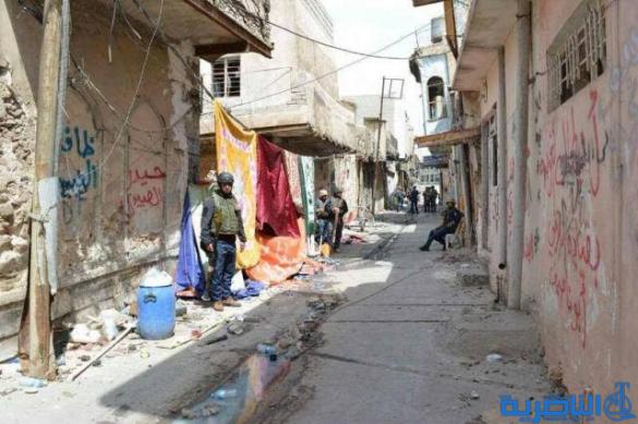 بالصور .. الشرطة الاتحادية تنظف &quot;درابين&quot; الموصل القديمة من أعشاش داعش