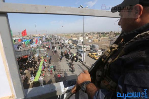 بالصور .. أرض تهتز تحت أقدام السائرين الى كربلاء
