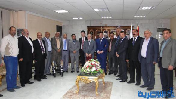 السفير الروماني في بغداد خلال زيارته غرفة تجارة الناصرية ..مستعدون لصرف ملياري دولار لإقامة مشاريع في ذي قار