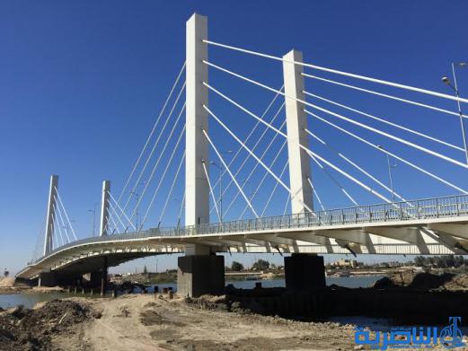  بالصور : اكتمال اول الجسور المعلقة فوق فرات الناصرية