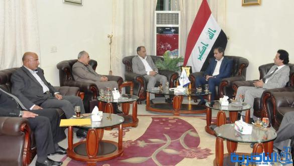 محافظ ذي قار يلتقي ممثل الامم المتحدة لشؤون ضحايا الحروب ، ويؤكد رغبة المنظمة الدولية في افتتاح مكتب لها في ذي قار