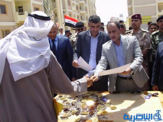 وزير الاعمار ومحافظ ذي قار يفتتحان مجمع الشموخ السكني في الناصرية – تقرير مصور -