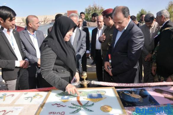 محافظ ذي قار يفتتح المعرض السنوي الاول لجامعة ذي قار ، ويؤكد على اهمية تفعيل دور الجامعة في المجتمع
