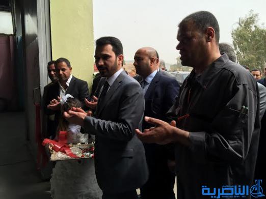 وزير الصناعة يفتتح معملا جديدا لصناعة القابلوات في الناصرية - تقرير مصور -