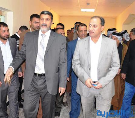 محافظ ذي قار يفتتح بناية مديرية بلدية ناحية اور