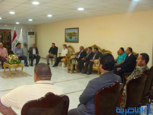 وفد بريطاني برئاسة بارونا يبحث مع اعضاء غرفة تجارة الناصرية بناء شراكات حقيقية لغرض دعمها