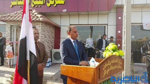 محافظ ذي قار يفتتح معرض البيع المباشر للمنتوجات  الوطنية