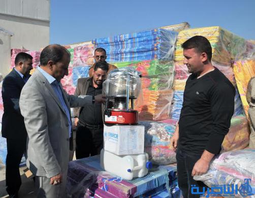 محافظ ذي قار : وزعنا الوجبة الثانية من المساعدات على 367 اسرة نازحة، ولم تصلنا مساعدات بغداد لحد الان