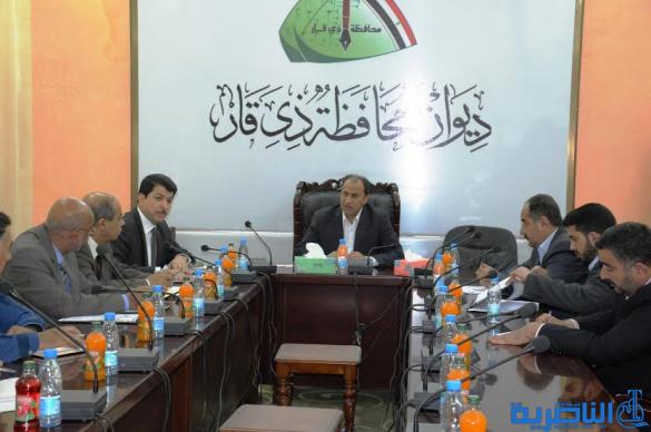 محافظ ذي قار يكلف معاونيه ومستشاريه بالاشراف الميداني على المشاريع