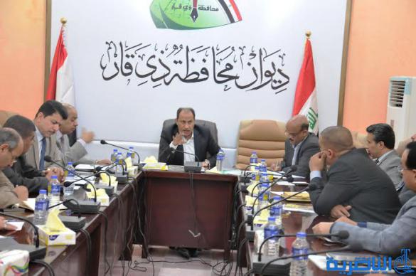 ذي قار تتابع سير العمل في مشاريع الماء استعدادا لموسم الصيف ،  وتتعهد بتبني خطة استراتيجية لتخفيف اعباء الشحة