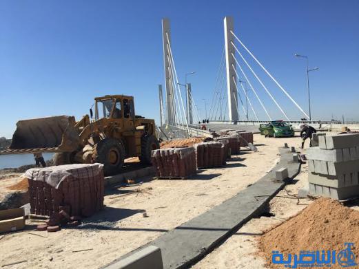  بالصور : اكتمال اول الجسور المعلقة فوق فرات الناصرية