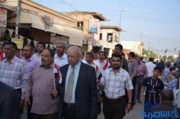معلمو قلعة سكر ينظمون وقفة تضامنية دعما لقوات الجيش والحشد الشعبي - تقرير مصور -