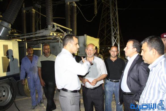 اعمال نصب المحطة المتنقلة في الاسكان الصناعي تشارف على الانتهاء ، ويتوقع تشغيلها مساء هذا اليوم