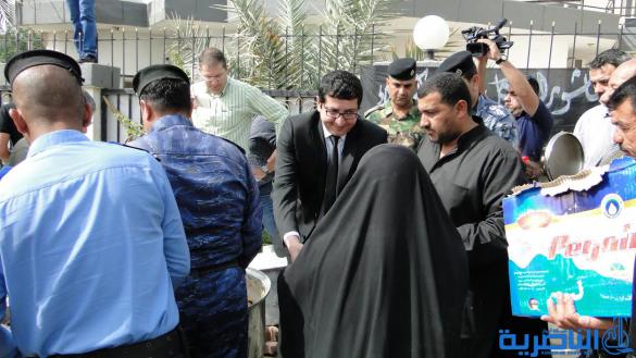 الفرنسيون في ذي قار احيوا ذكرى العاشر من محرم واقعة استشهاد الإمام الحسين عليه السلام 