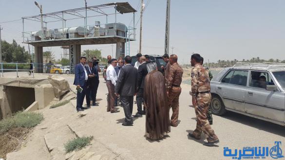 خلية ازمة الجفاف تباشر عملها من سوق الشيوخ بوضع جملة حلول انية وبعيدة المدى - تقرير مصور -