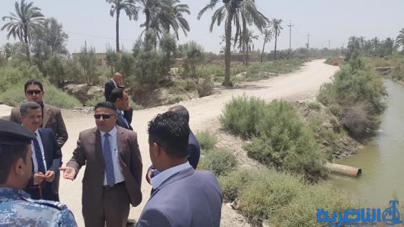 خلية ازمة الجفاف تباشر عملها من سوق الشيوخ بوضع جملة حلول انية وبعيدة المدى - تقرير مصور -