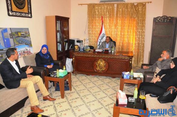 الناصري يزور هيئة استثمار ذي قار ، ويؤكد توجيه انذارات للشركات الاستثمارية المتلكئة ويلوح بسحب العمل منها