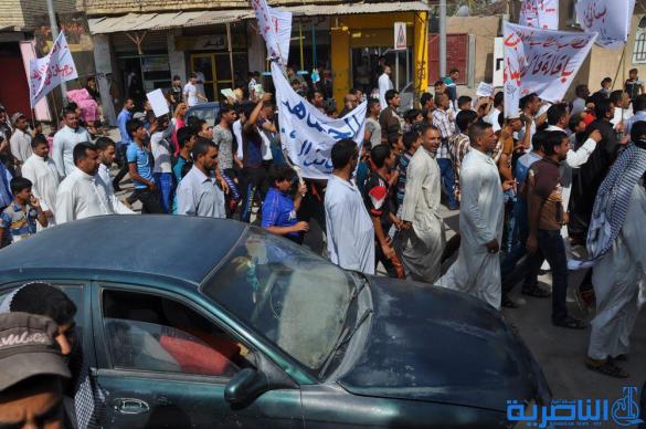 الدواية تتظاهر للمطالبة باقالة القائممقام وحل المجلس البلدي - تقرير مصور -