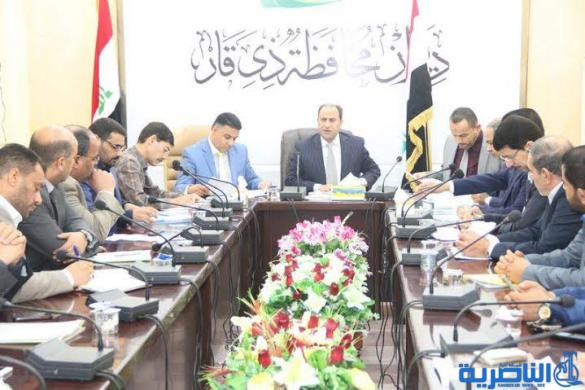محافظ ذي قار يتراس اجتماع رؤساء لجان متابعة مطالب المتظاهرين ، ويؤكد تواصل عمل اللجان حتى تحقيق مطالب المواطنين