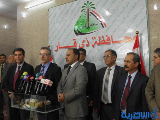 محافظ ذي قار يستقبل وزير العلوم والتكنولوجيا ، ويؤكد تواصل العمل لتكون ذي قار خالية من التلوث الاشعاعي والملوثات الخطرة