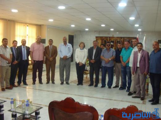 وفد بريطاني برئاسة بارونا يبحث مع اعضاء غرفة تجارة الناصرية بناء شراكات حقيقية لغرض دعمها