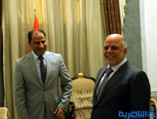 محافظ ذي قار يبحث مع العبادي اطلاق الموازنة وتمويل المشاريع الخدمية ونقل الصلاحيات