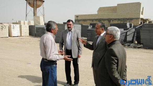 رجال أعمال ذي قار زاروا موقع تينا السكني ودعوا الجامعة للتعاون معهم لتنفيذ مشروعهم