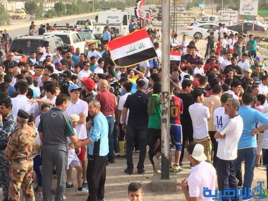 بالصور:انطلاق ماراثون اور الجماهيري في الناصرية 