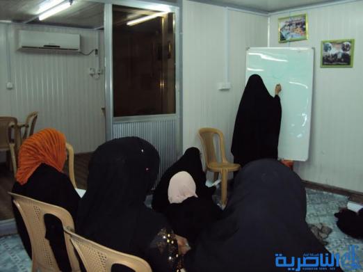 التضامن النسوي في ذي قار تنظم دورات في محو الأمية 