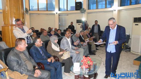 اتحاد رجال أعمال ذي قار يرعى حفل توقيع كتاب الناصرية وجوه الأنبياء والفقراء للروائي نعيم عبد مهلهل