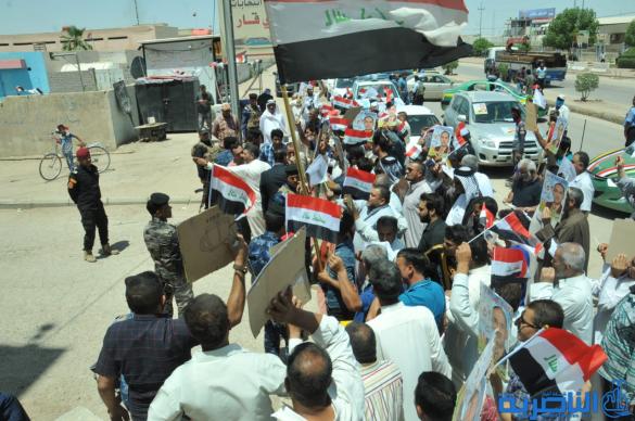 انتخابات ذي قار : لا احد طوق مكتبنا والامر لم يتعدى مظاهرة سلمية -تقرير مصور-