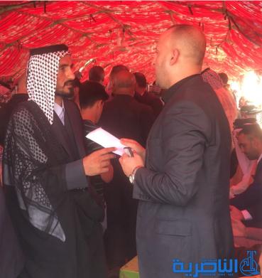 نائب محافظ ذي قار يقدم التعازي لعشائر الغزي بالنيابة عن الشيخ فيصل الصباح
