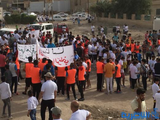 بالصور:انطلاق ماراثون اور الجماهيري في الناصرية 