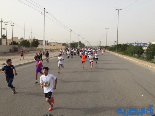 بالصور:انطلاق ماراثون اور الجماهيري في الناصرية 