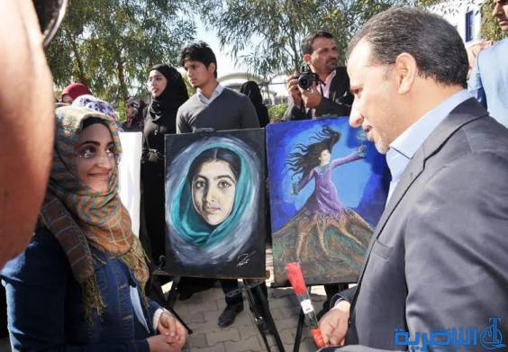 محافظ ذي قار يفتتح المعرض السنوي الاول لجامعة ذي قار ، ويؤكد على اهمية تفعيل دور الجامعة في المجتمع