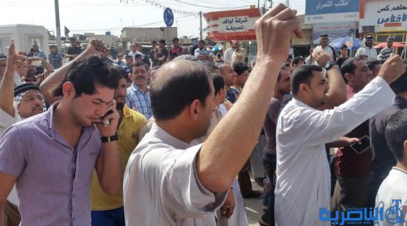  مظاهرة ثانية في ذي قار ضد تسعيرة الكهرباء - تقرير مصور -