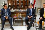القنصل التركي الجديد يزور غرفة تجارة الناصرية ويلتقي رئيس الغرفة وعدد من اعضاء مجلس الادارة