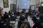 اجتماعاته الدورية الاسبوعية
