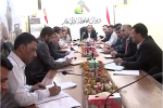محافظ ذي قار يترأس اجتماع غرفة عمليات المشاريع ، ويعلن عن سحب العمل من الشركة المتلكئة في تنفيذ جسر ناحية النصر