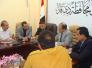 مقالو ذي قار والتجار ورجال الاعمال واصحاب الشركات المحلية تظاهروا امام مبنى المحافظة للمطالبة بزيادة التخصيصات المالية وتسديد مستحقاتهم
