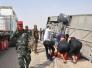 بالصور:مصرع واصابة 18 زائرا كويتيا في حادث سير جنوبي الناصرية 